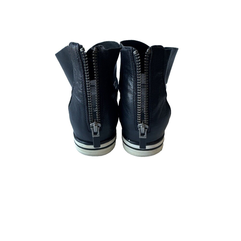 Eileen Fisher Womens Sport Sandal Sz 7 Black Tumbled Leather - Picture 14 of 14